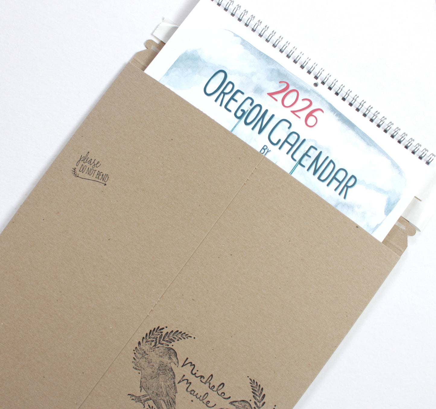 2026 Illustrated Monthly Oregon Wall Calendar