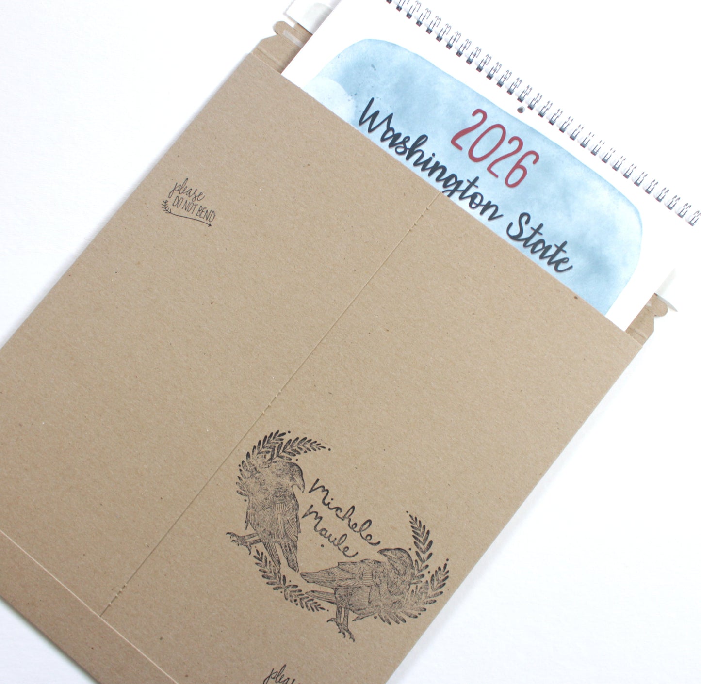 2026 Illustrated Washington State Wall Calendar