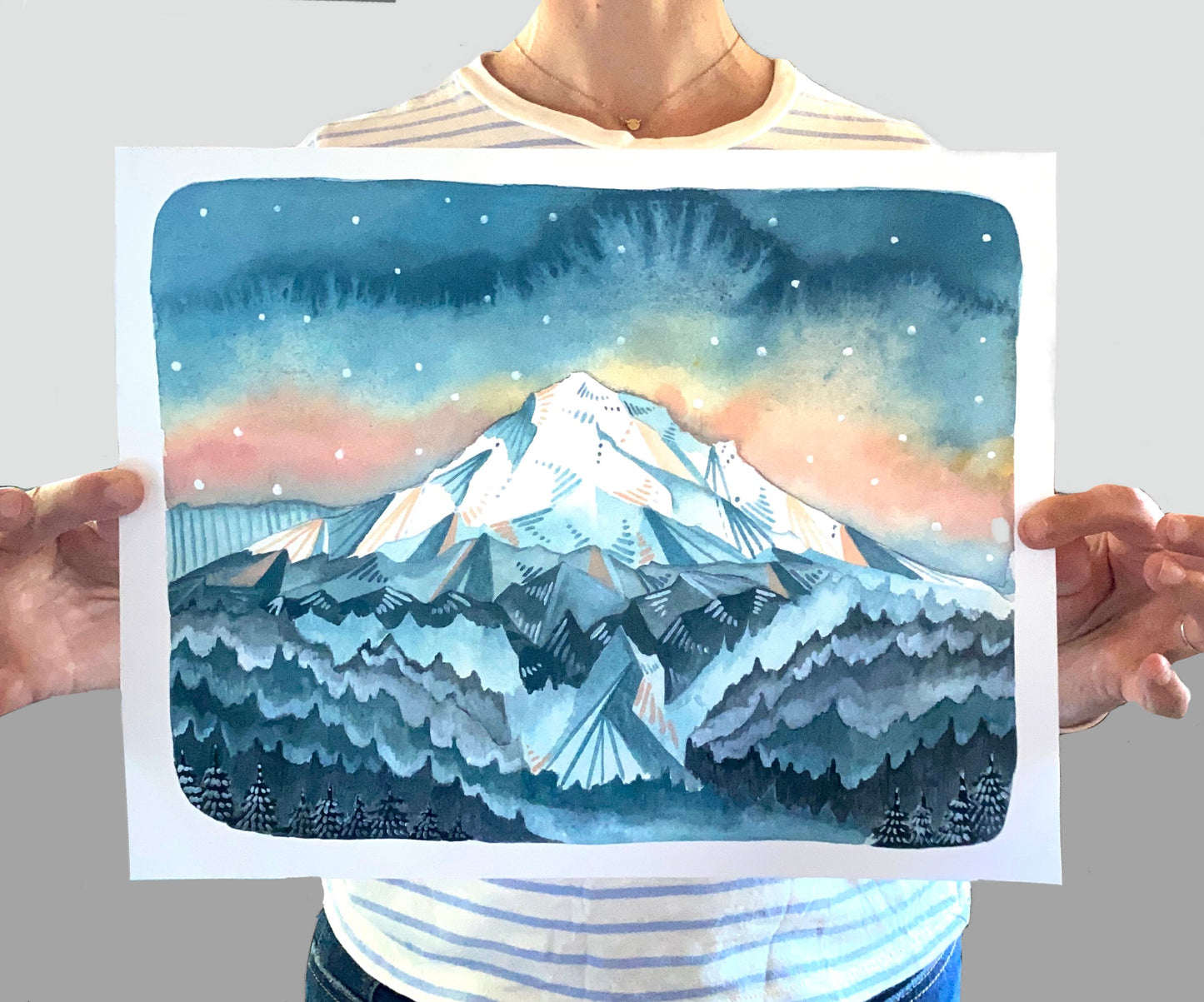 11x14 Print - Mt Hood Sunrise