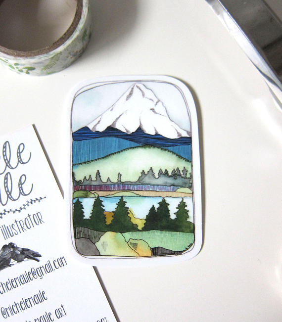 Single Sticker - Mt Hood