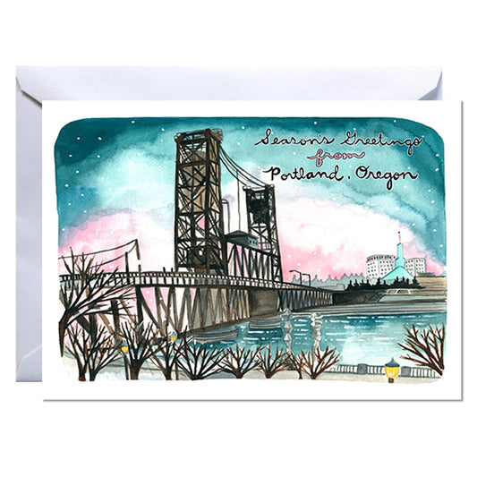 Steel Bridge Holiday Cards