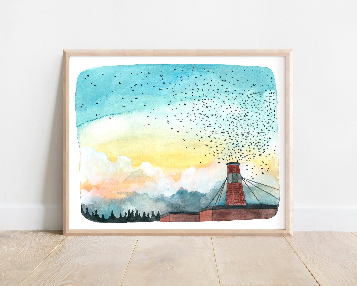 8x10 Print - Chapman Swifts at Dusk