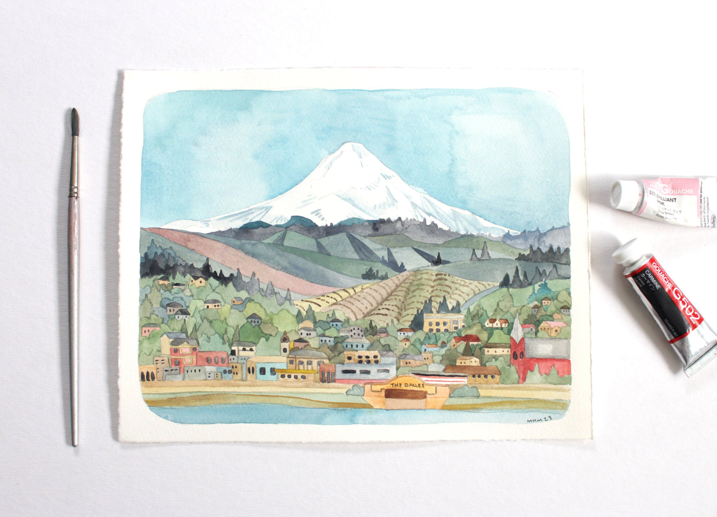 Original Illustration - The Dalles