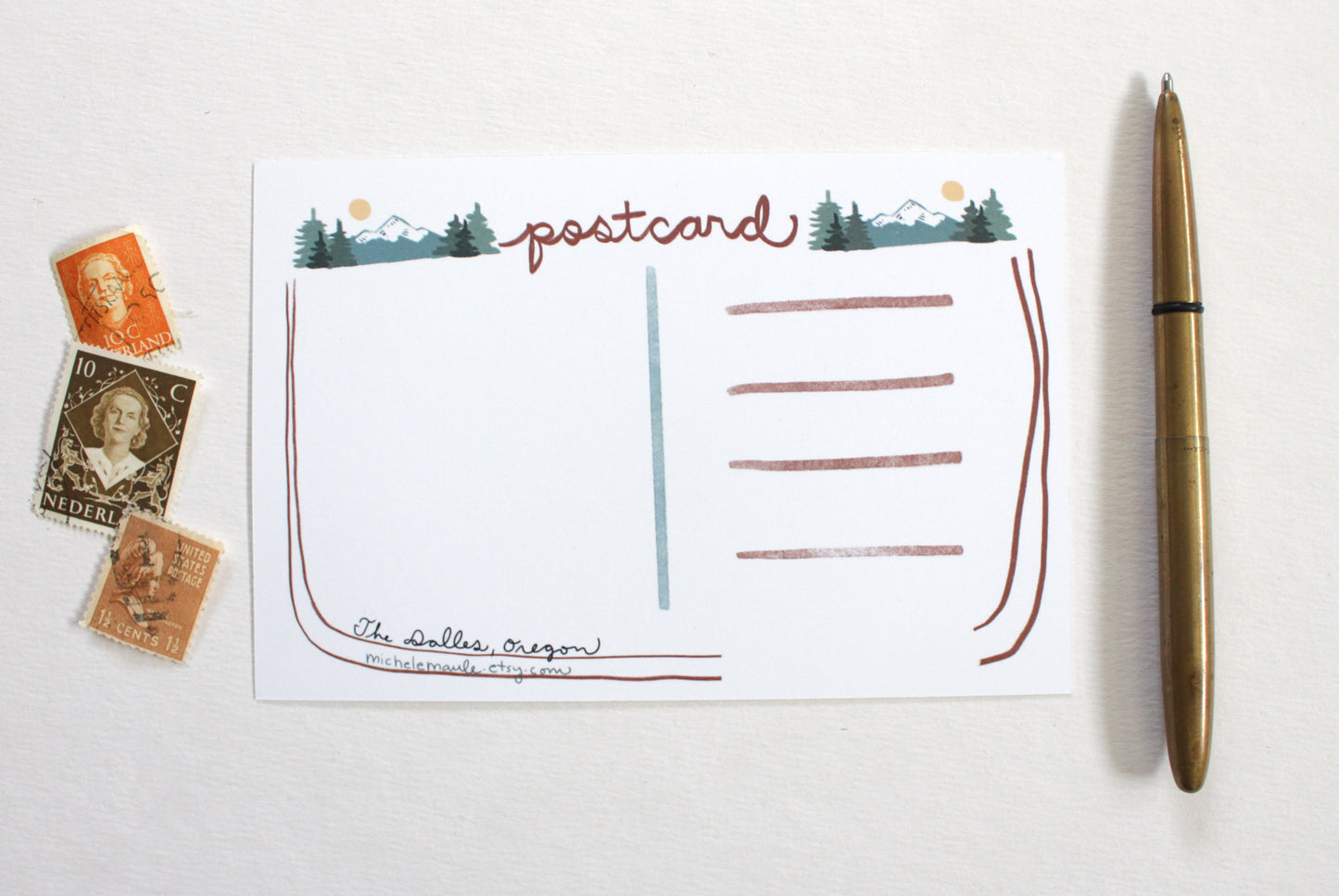 Postcard - The Dalles