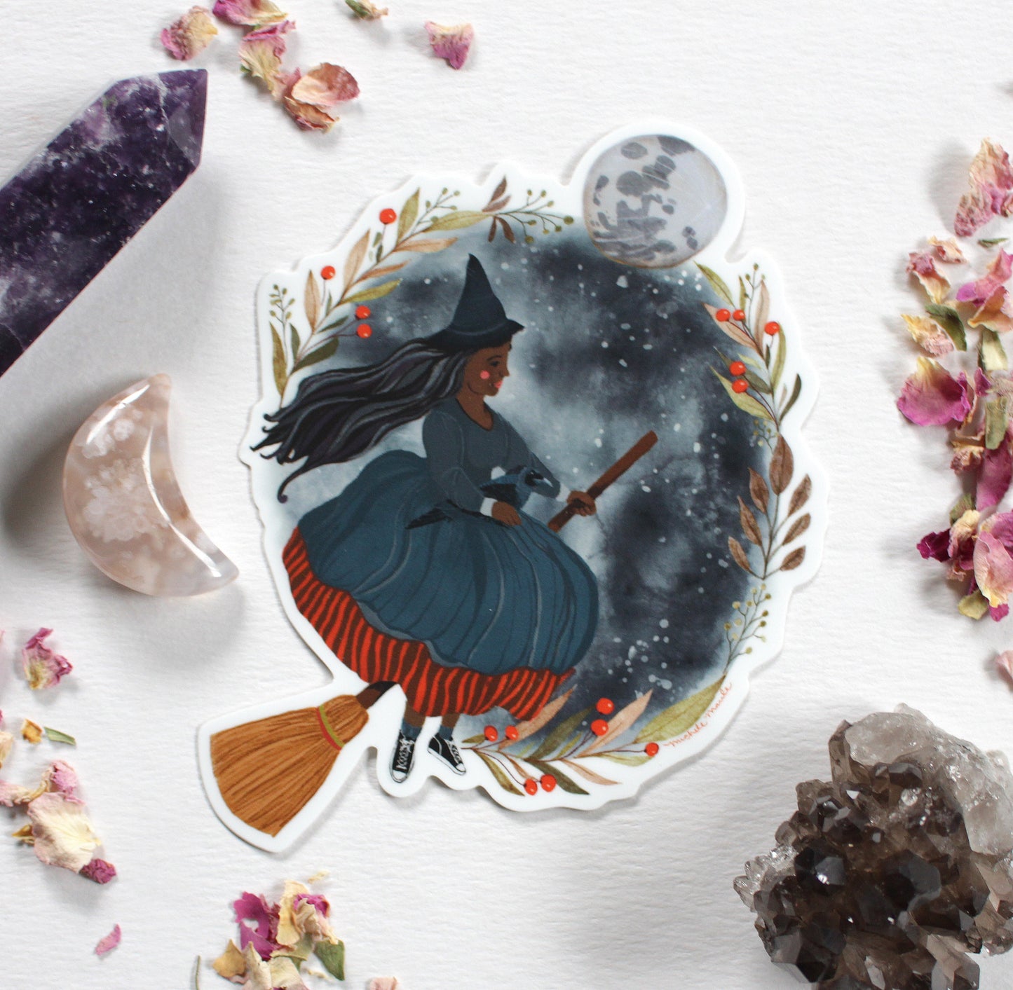 Single Sticker -  Witch Sticker - Agatha