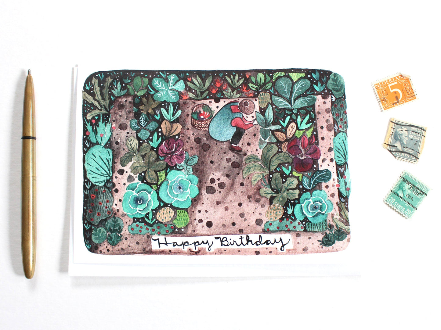 Birthday Card - Garden Birthday