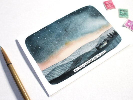 Grief Card - It's Always Darkest Before the Dawn