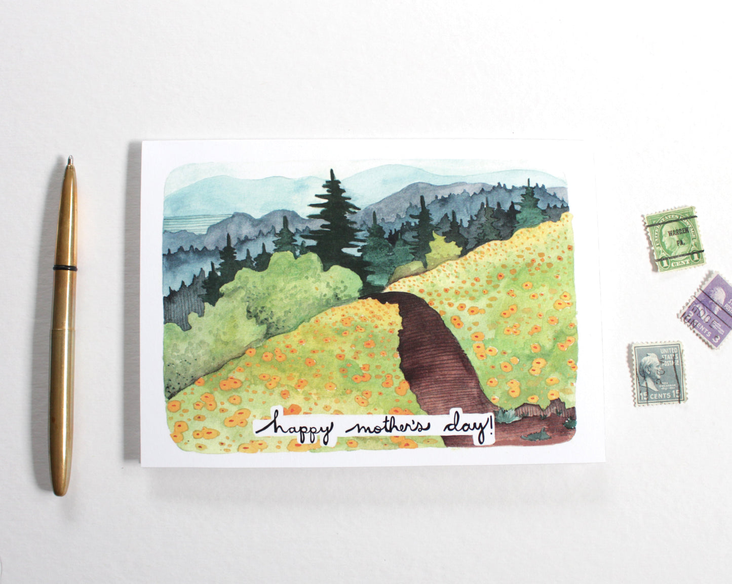 Mother's Day Card - Wildflower Hike