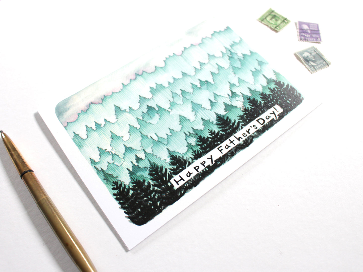 Father's Day Card - Pacific Northwest Forest