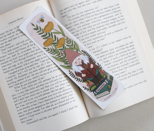 Illustrated Garden Gnome Bookmark