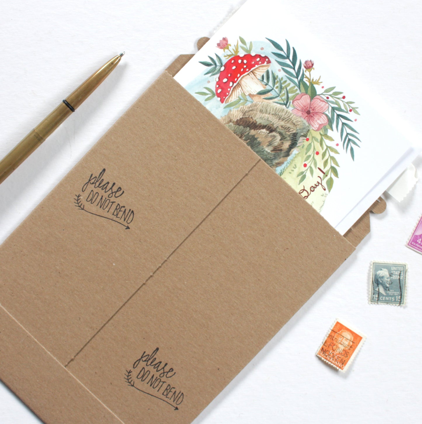 Mother's Day Card - Two Little Hedgehogs