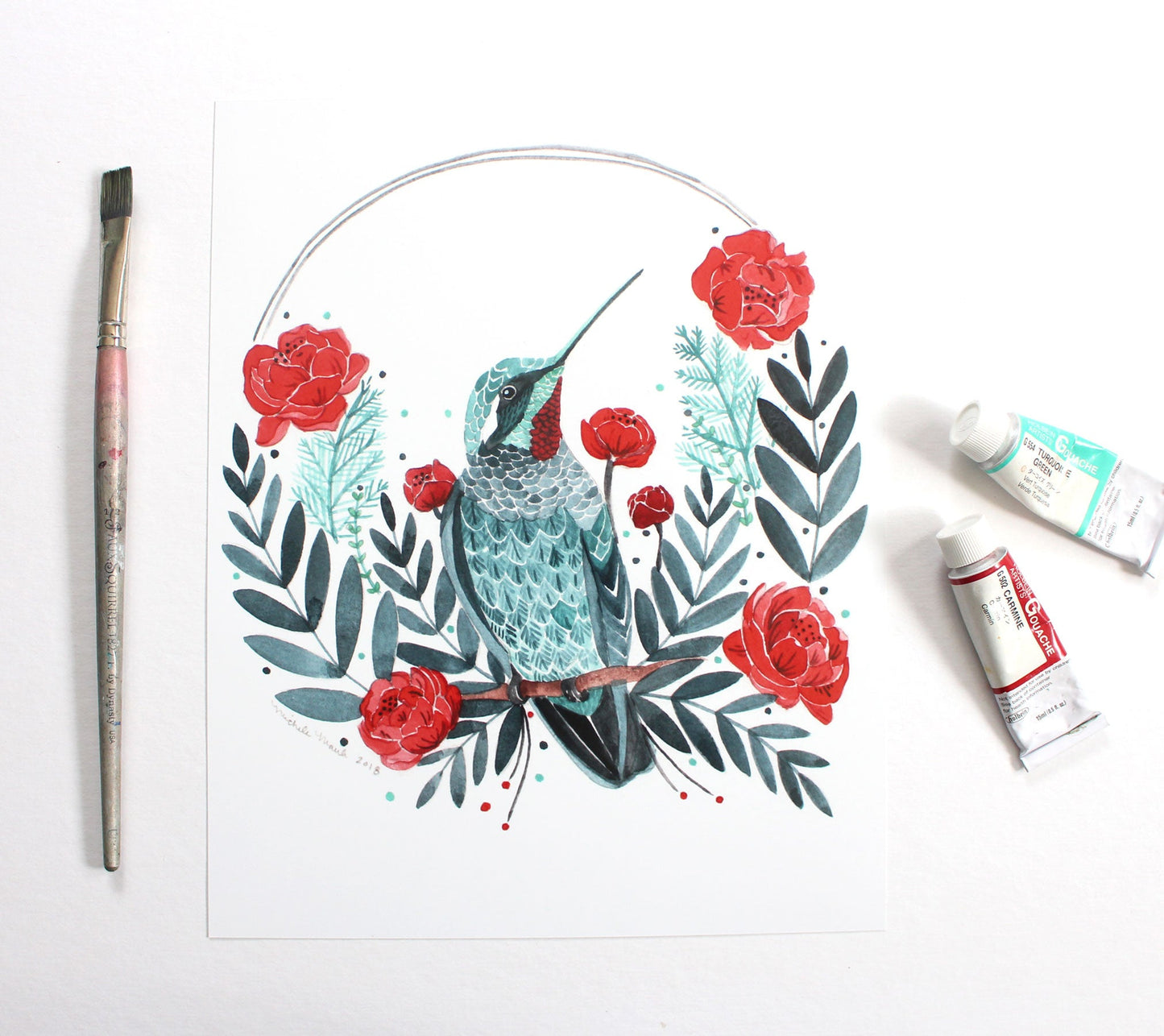 8x10 Print - Humming Bird