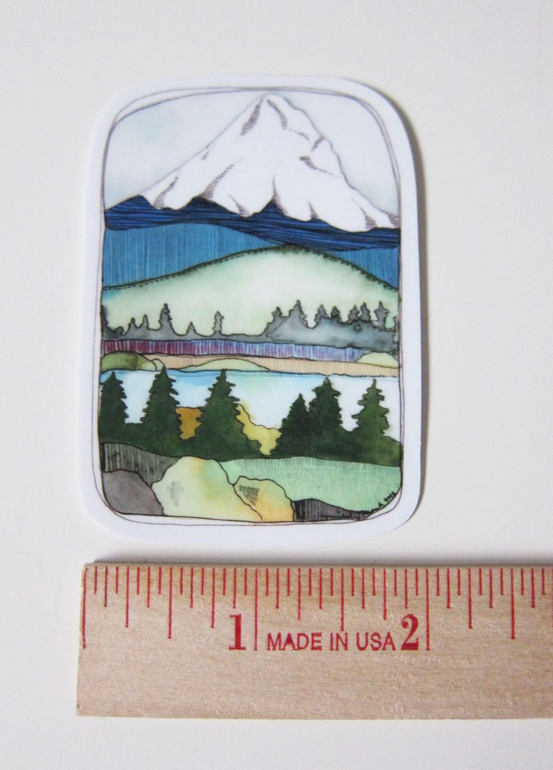 Single Sticker - Mt Hood