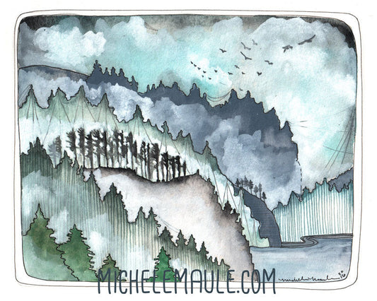 8x10 Print - Pacific NW Coast