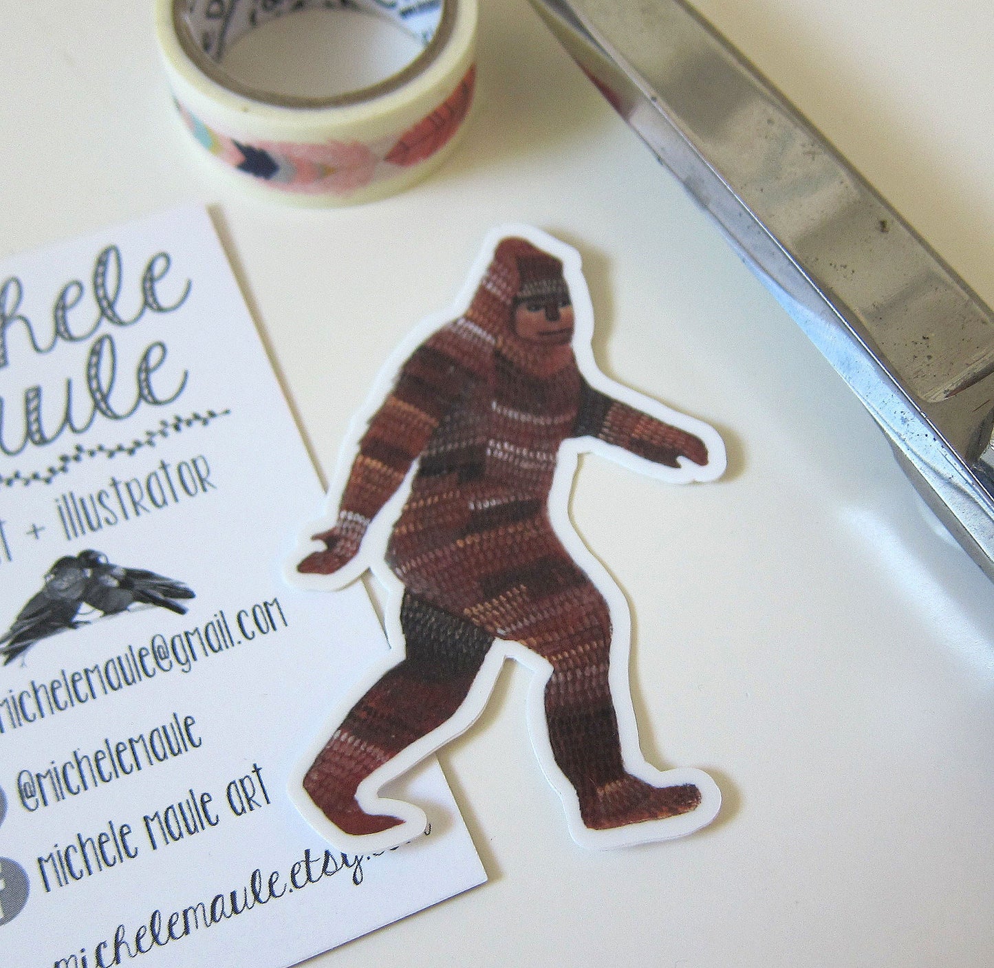 Set of Three Sasquatch Stickers