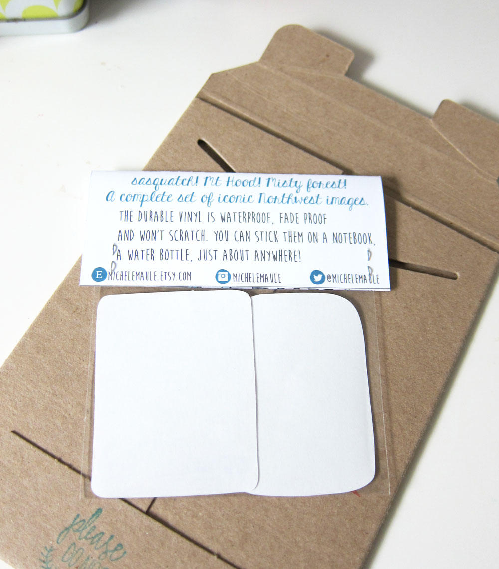 Set of Three Northwest Sticker Set