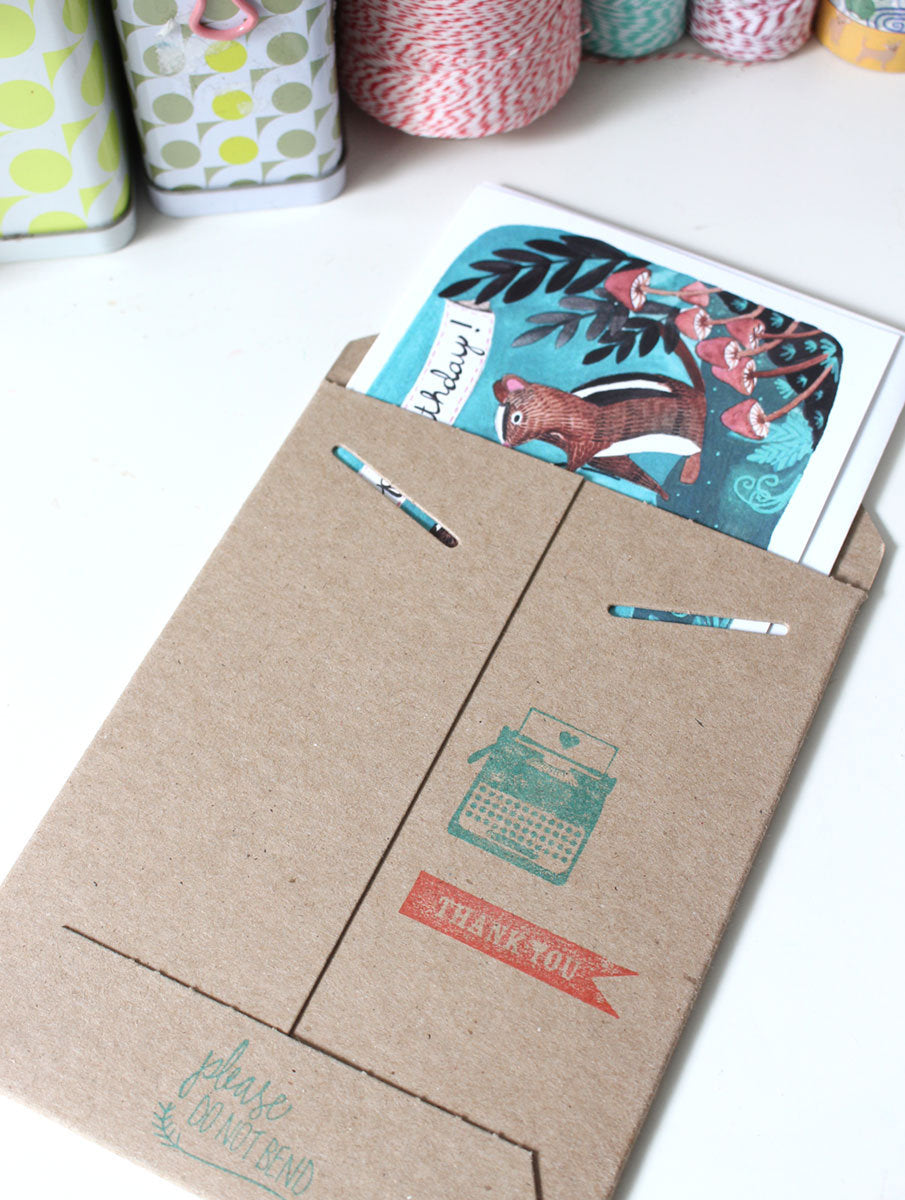 Birthday Card - Chipmunks