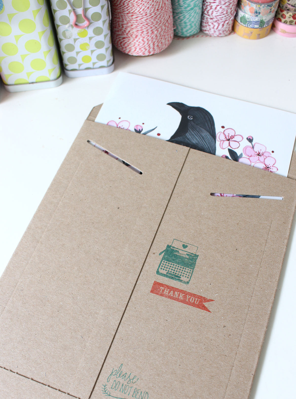 8x10 Print - Crow and Blossoms