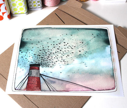 11x14 Print - Portland's Chapman Swifts