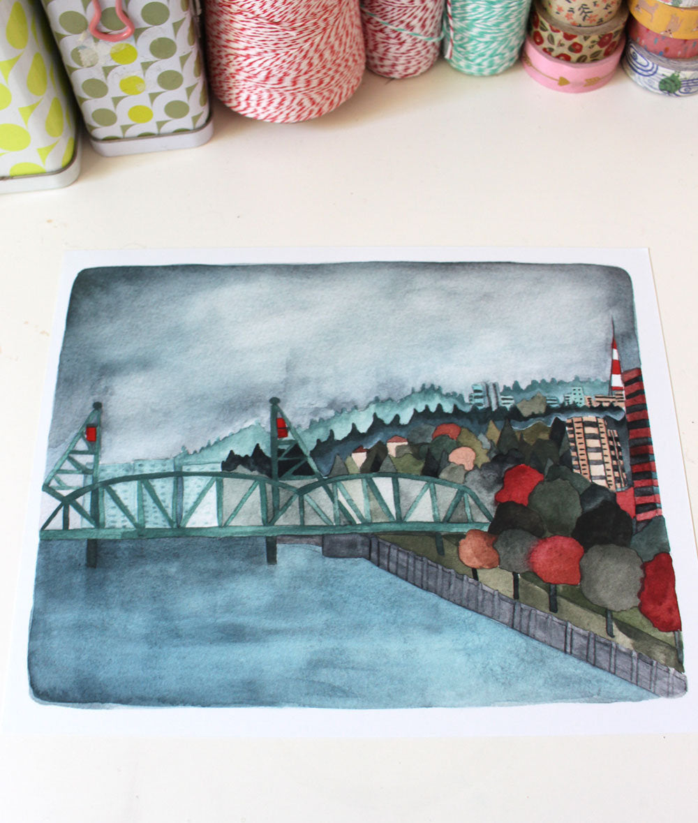 8x10 Print - Hawthorne Bridge