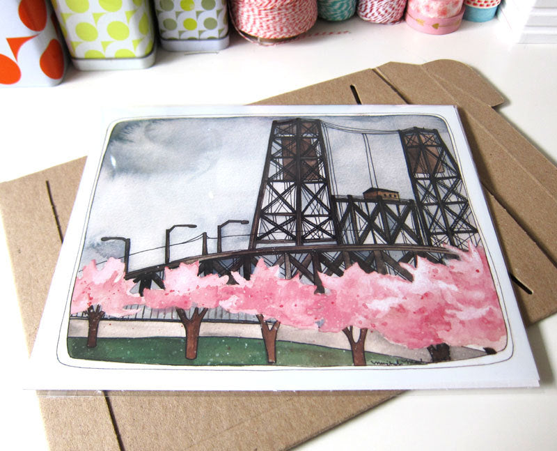 Portland Spring - 8x10" Print