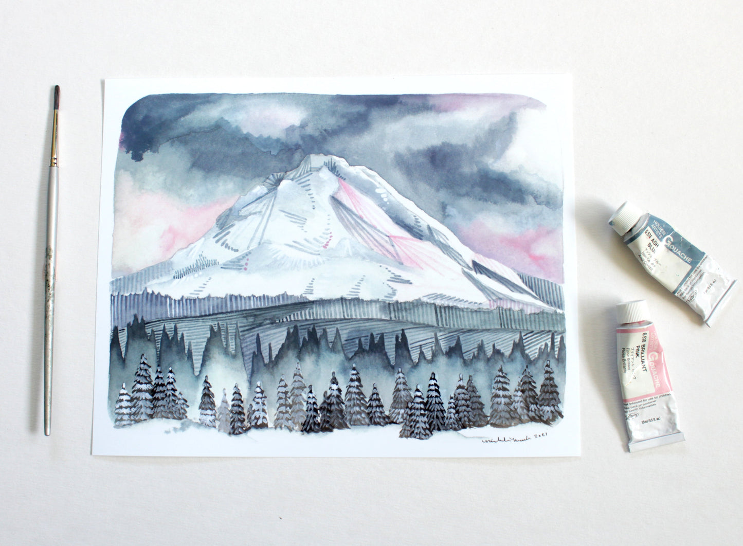 8x10 Print - Mt Hood Sunrise