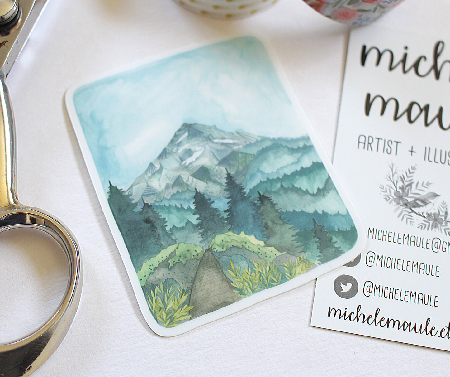 Vinyl Sticker - Mt Hood Hike