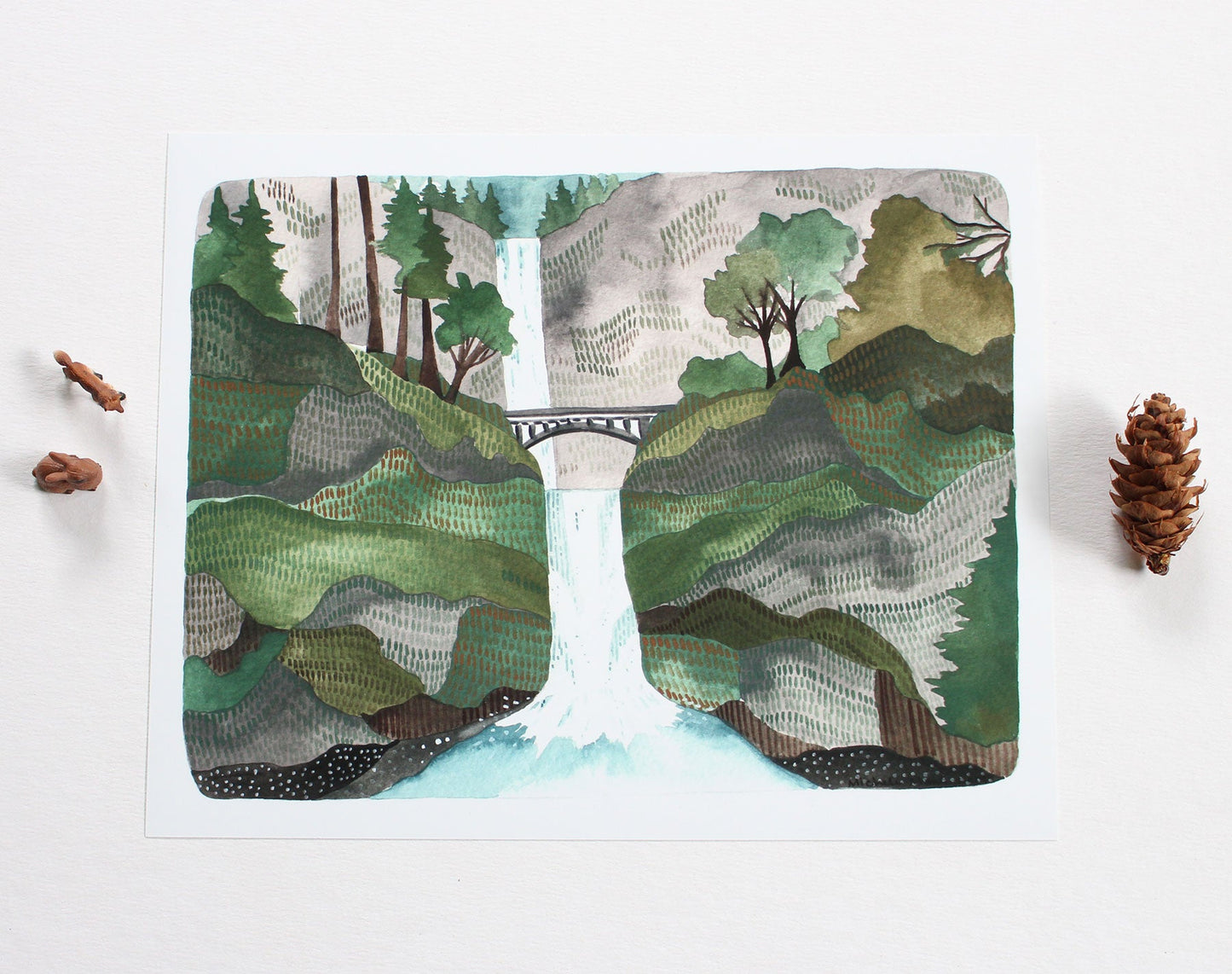 Multnomah Falls - 8x10" Print