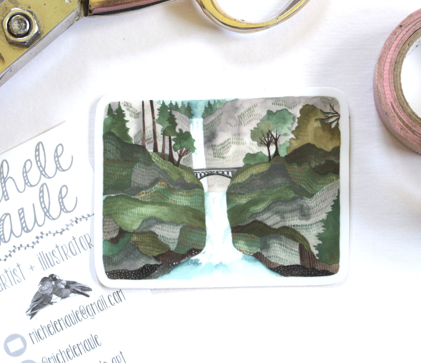 Single Sticker - Multnomah Falls