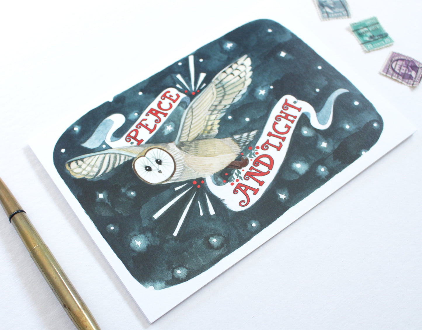 Holiday Card - Peace and Light