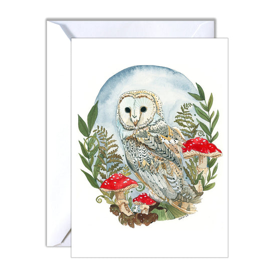 Greeting Card - Snow Owl