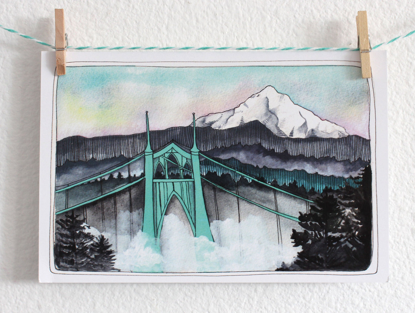 St Johns Bridge with Hood