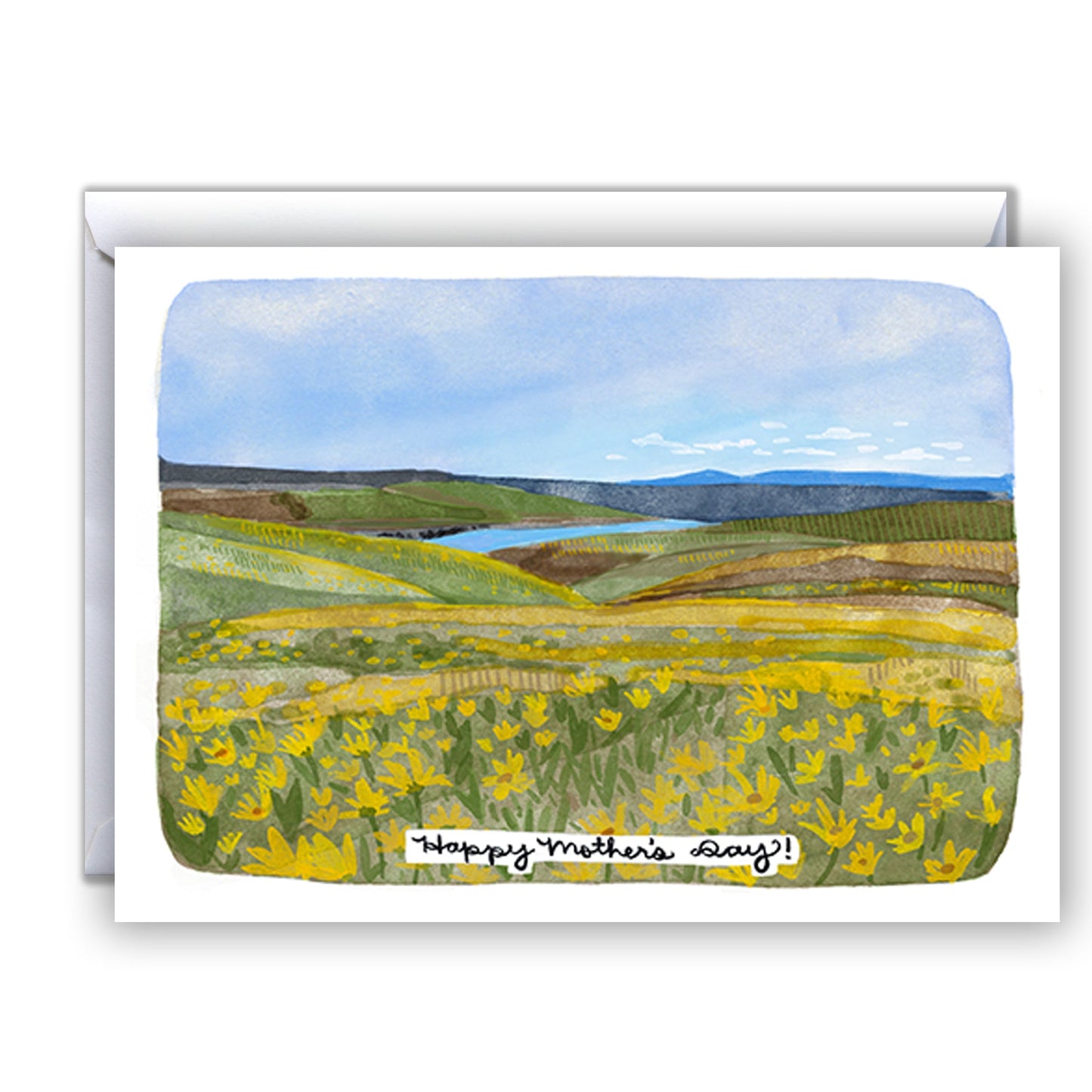 Mother's Day Blank Card - Wildflowers