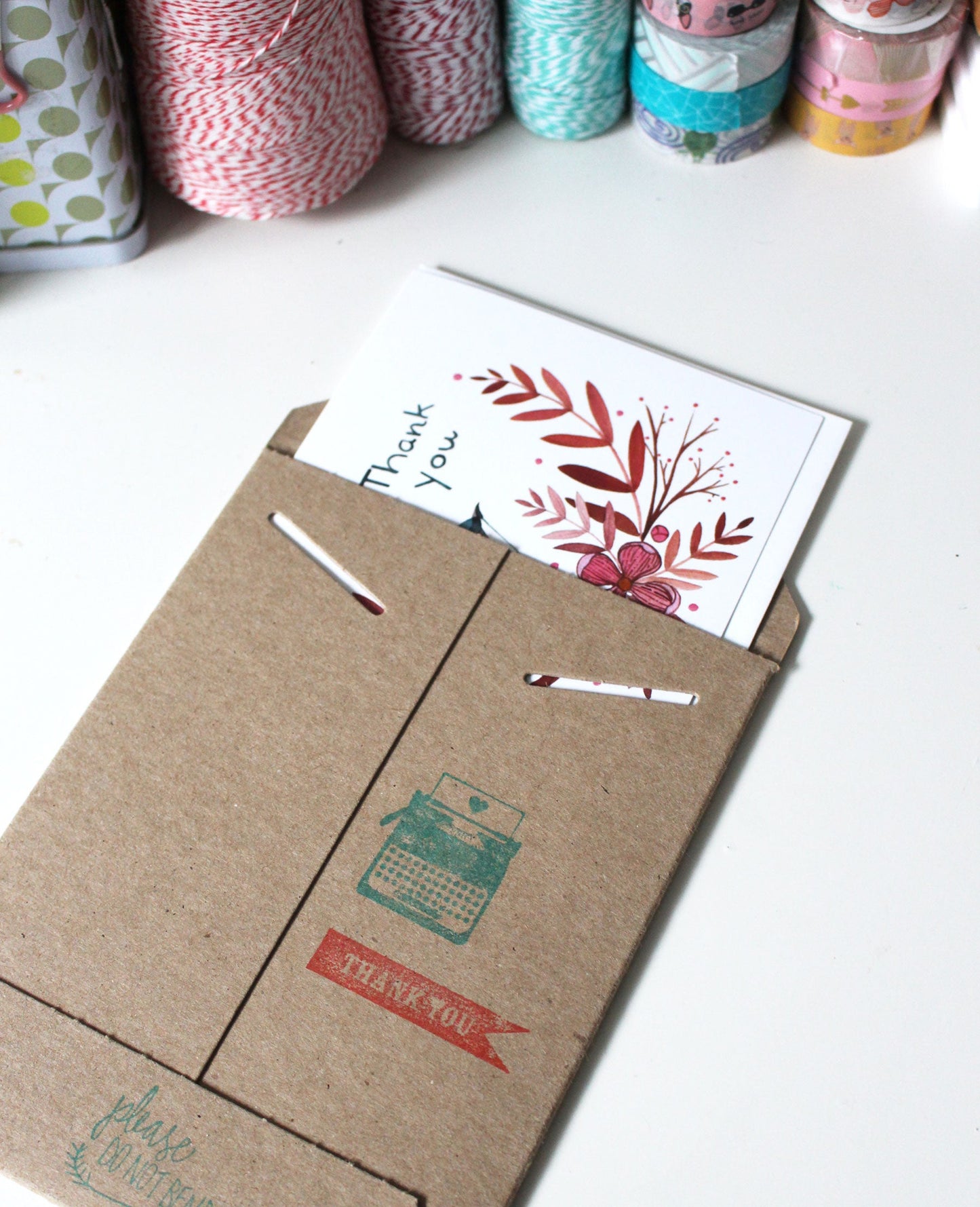 Thank You Card - Blue Bird