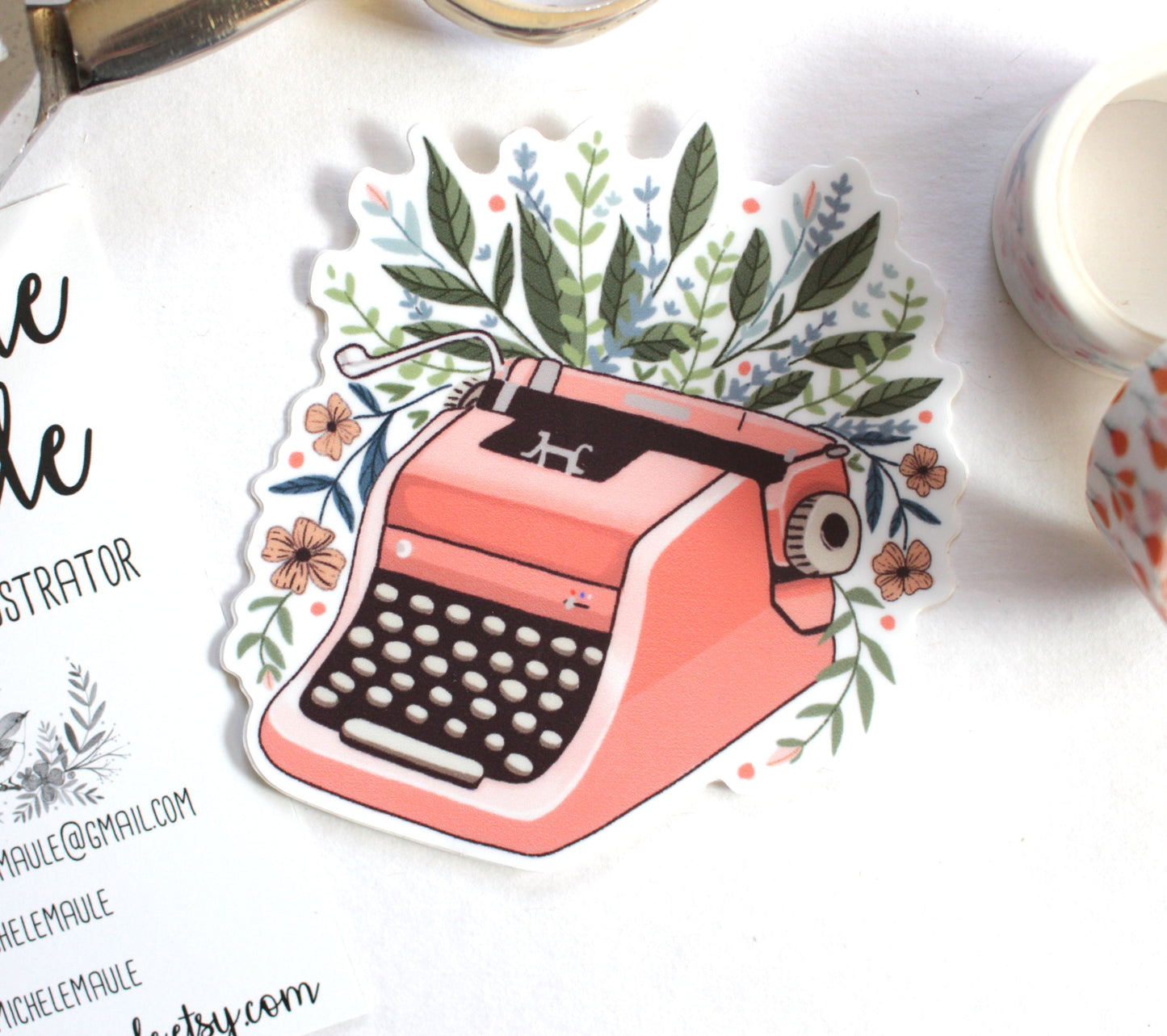 Single Sticker - Typewriter Sticker