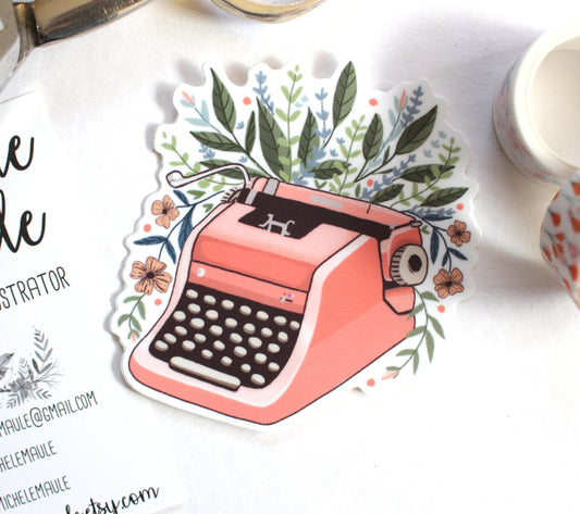 Single Sticker - Typewriter Sticker