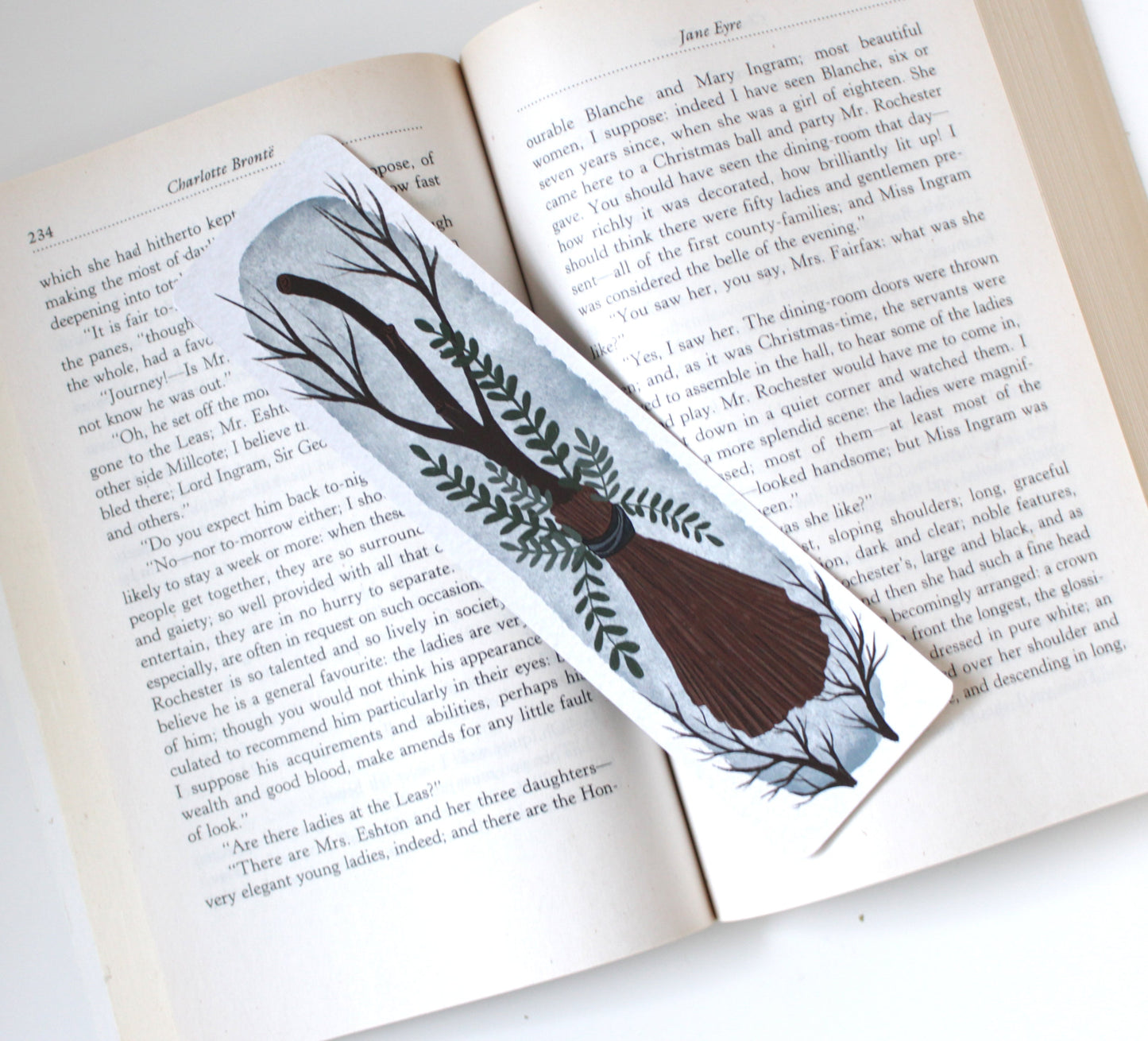 Baba Yaga Illustrated Bookmark