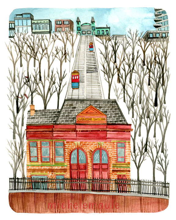 8x10 Print - Duquesne Incline