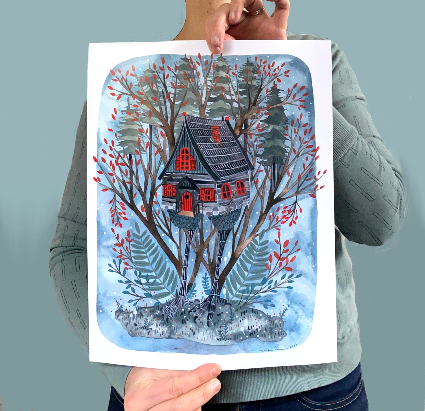 11x14 Print - Baba Yaga's House