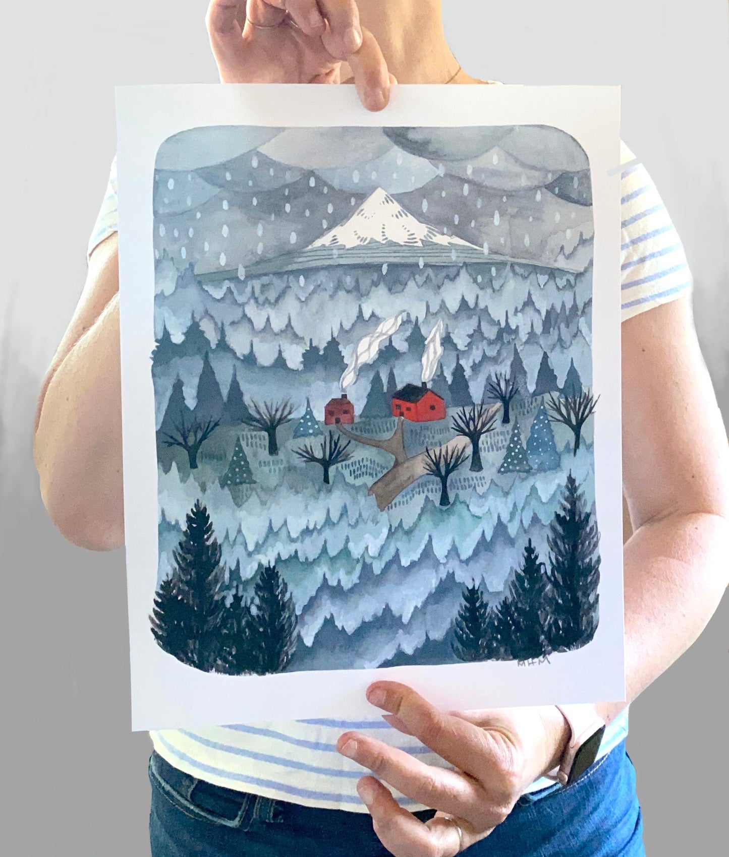 11x14 Print - Two Mountain Neighbours