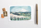 Postcard - Mt Hood with Cherry Blossoms