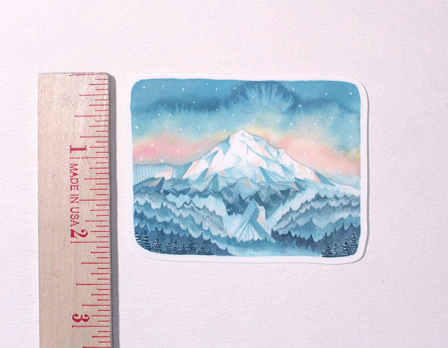 Vinyl Sticker - Mt Hood Sunrise