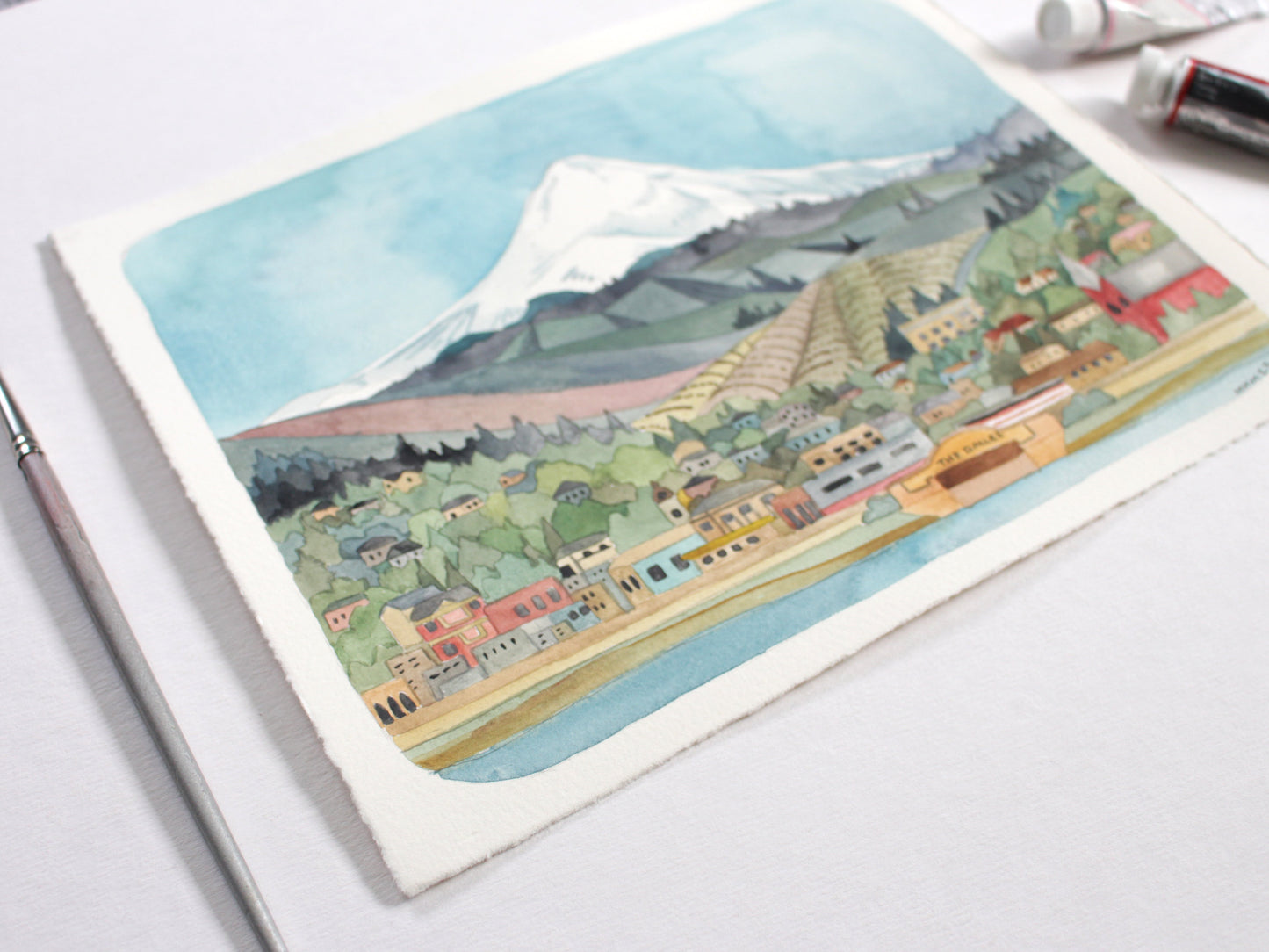 Original Illustration - The Dalles
