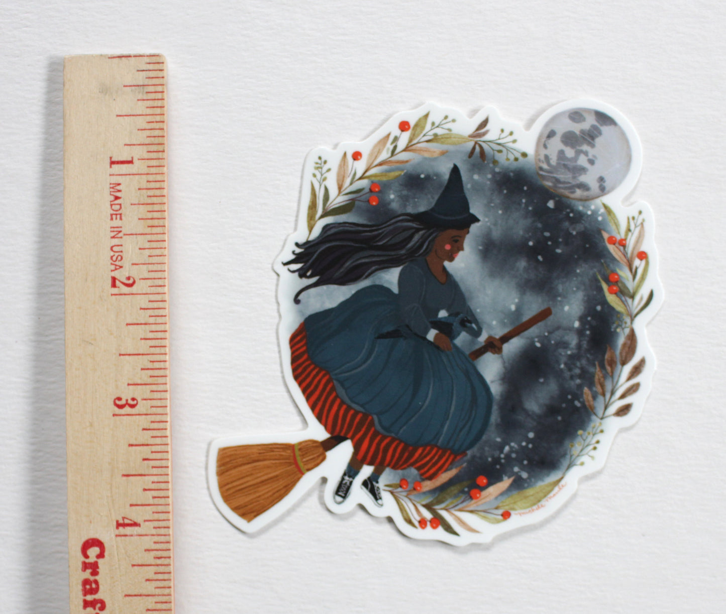 Single Sticker -  Witch Sticker - Agatha