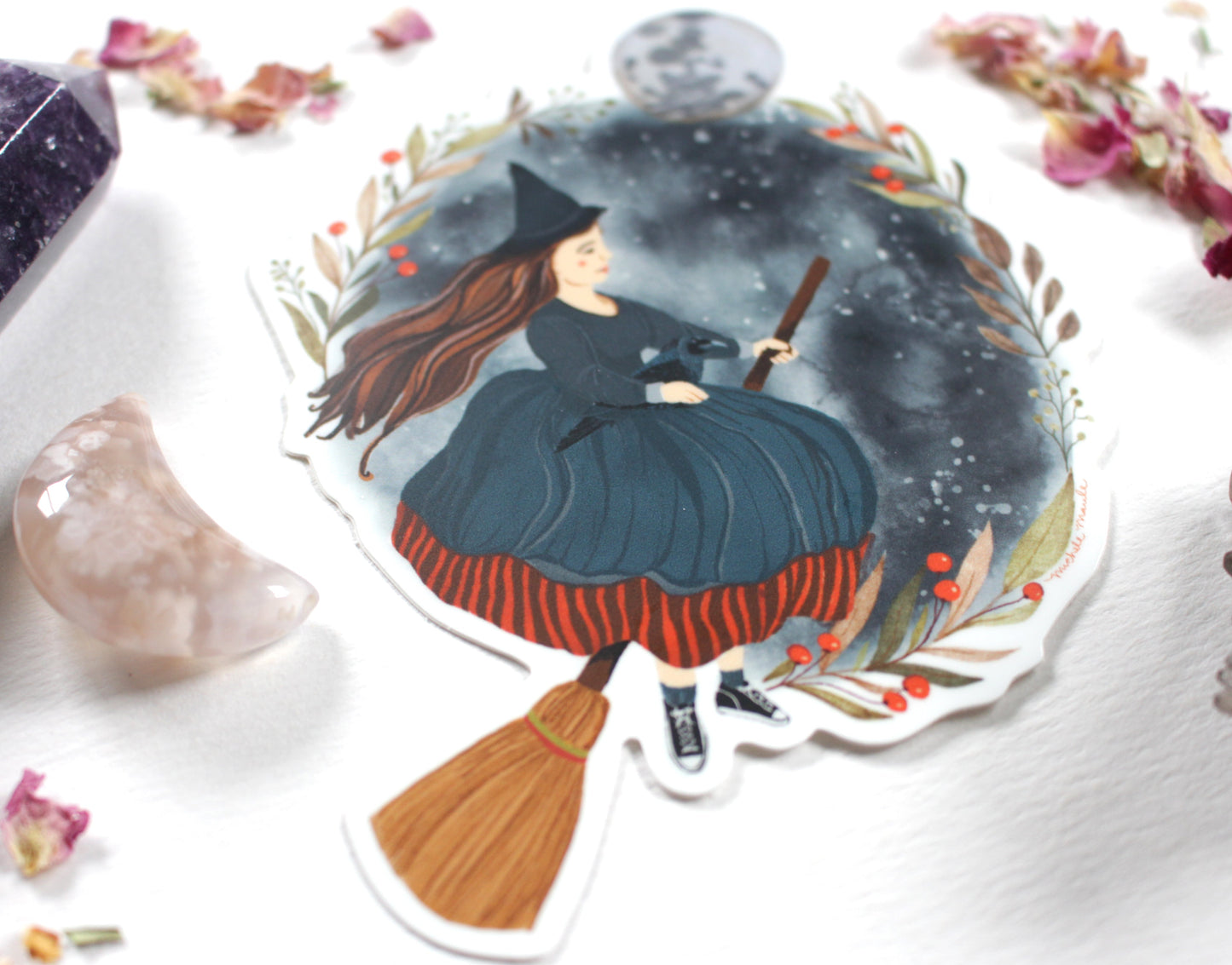 Single Sticker - Witch Sticker - Agnes