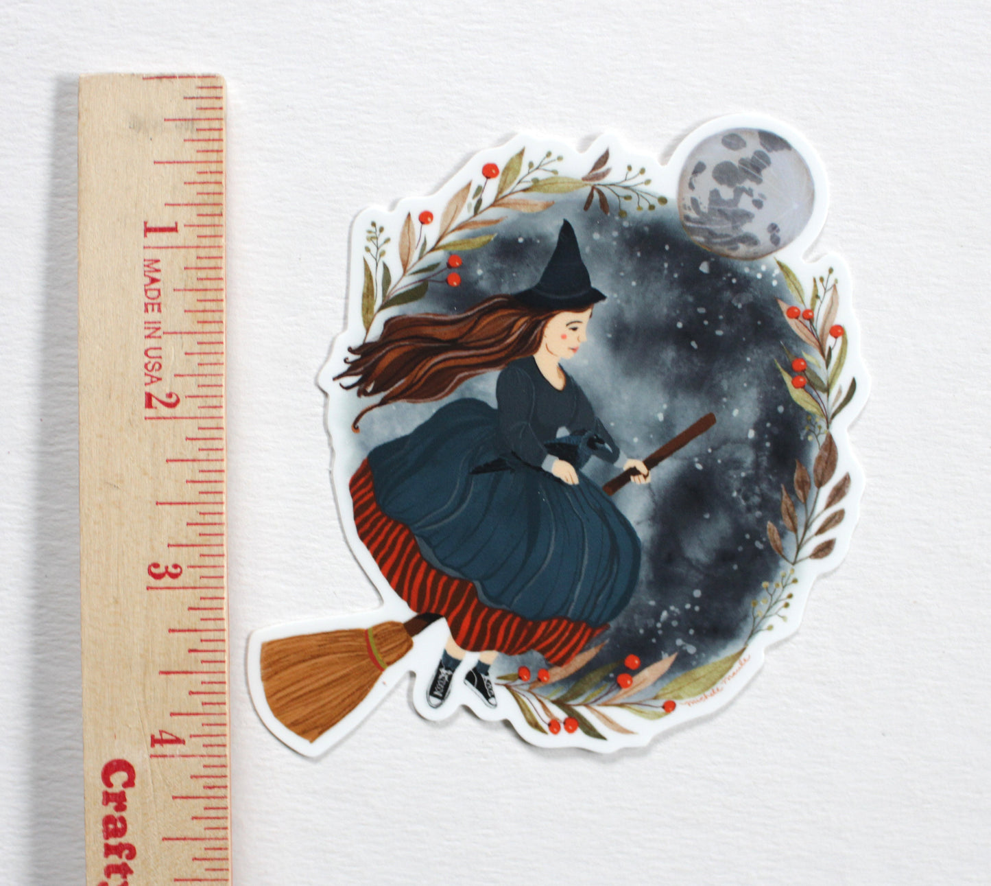 Single Sticker - Witch Sticker - Agnes