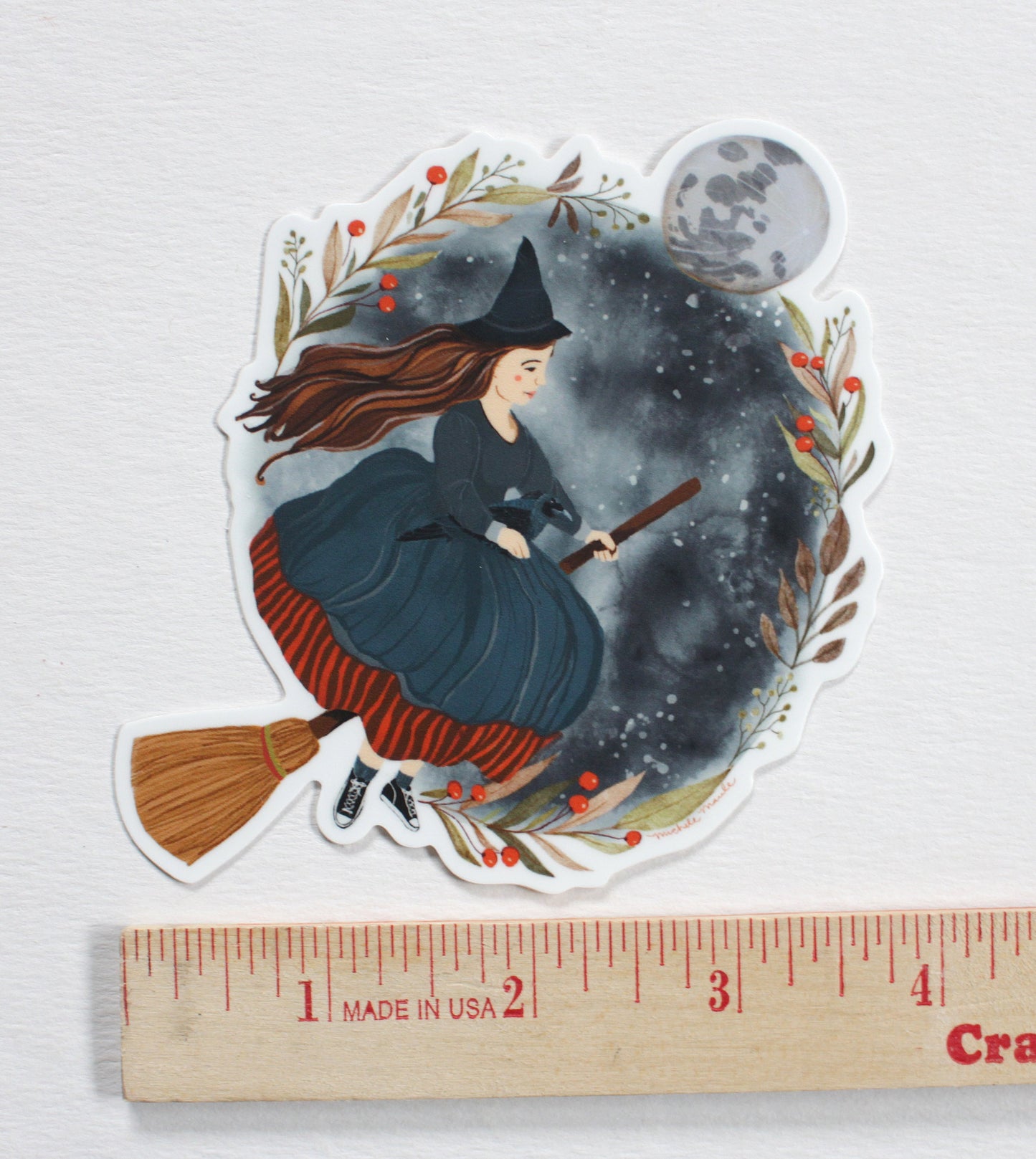 Single Sticker - Witch Sticker - Agnes