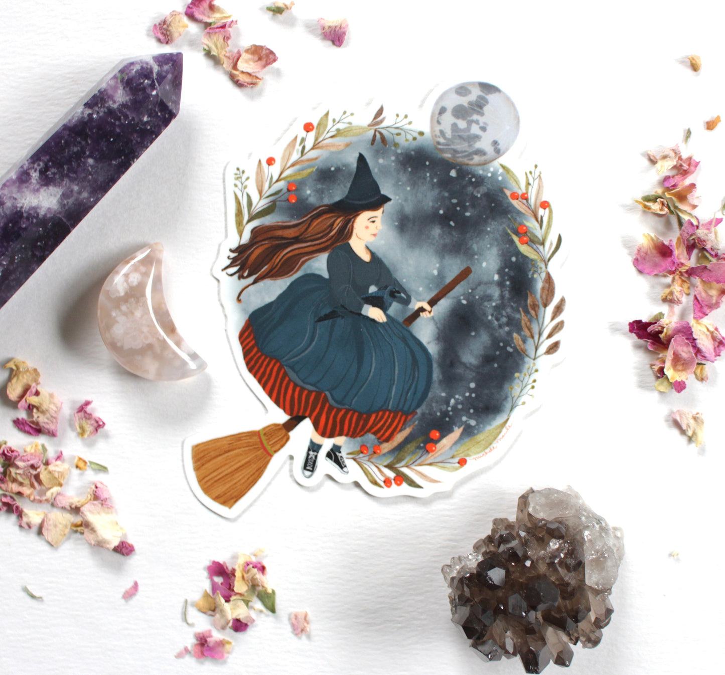 Single Sticker - Witch Sticker - Agnes