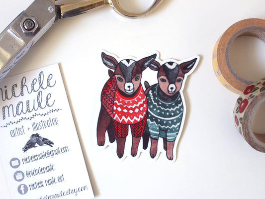 Single Sticker - Baby Goats
