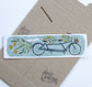 Tandem Bike Illustrated Bookmark